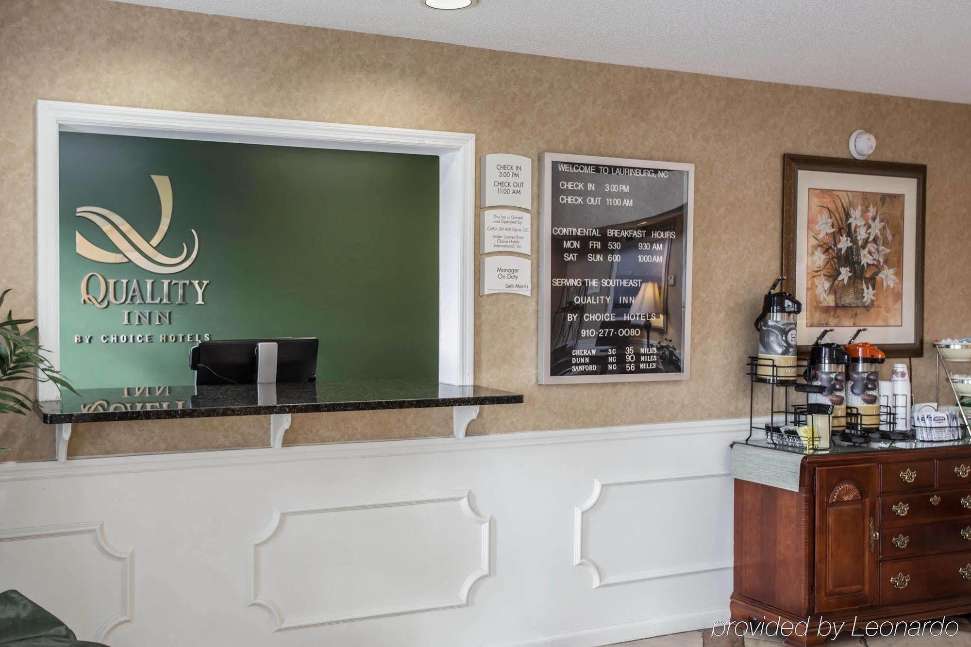 Quality Inn Laurinburg Eksteriør billede